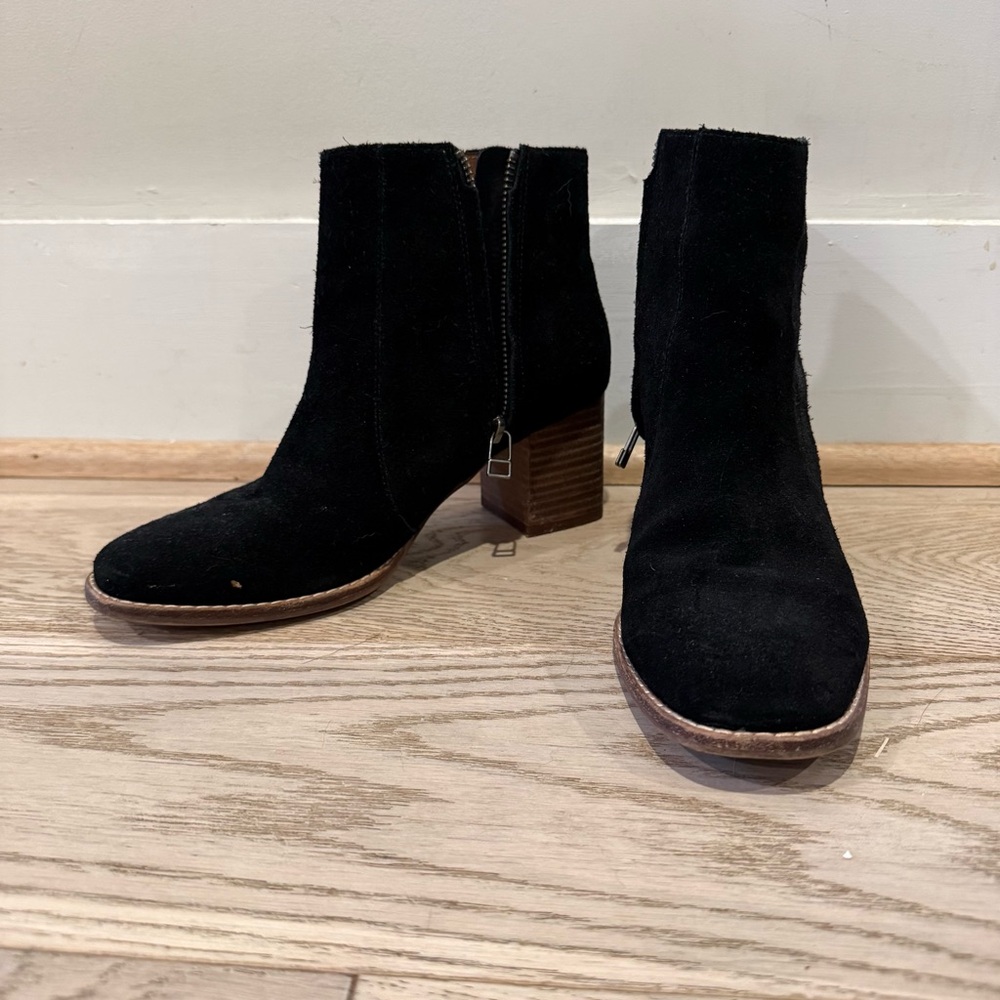 Madewell Bryce Suede Chelsea Boot - black